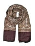 Unbranded Paisley Burgundy Scarf One size - photo 1
