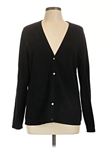 Lands' End Cashmere Cardigan (view 1)
