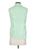 Talbots 100% Cotton Green Sleeveless Button-Down Shirt Size 4 - photo 2