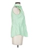 Talbots 100% Cotton Green Sleeveless Button-Down Shirt Size 4 - photo 4