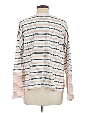 Madewell Easy Crewneck Long-Sleeve Tee in Stripe (view 2)