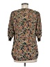 Angie 100% Polyester Green 3/4 Sleeve Blouse Size M - photo 2