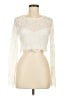 Lulus Ivory Long Sleeve Top Size M - photo 1