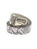 Calvin Klein 100% Leather Silver Leather Belt Size XL - photo 1