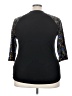 Lularoe Black 3/4 Sleeve Top Size 24-26 (3XL) - photo 2