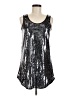 Romeo & Juliet Couture 100% Polyester Silver Sleeveless Top Size M - photo 1