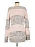 Say What? Tweed Pink Pullover Sweater Size M - photo 2