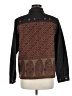Chico's Design 100% Cotton Paisley Brown Jacket Size M - photo 2