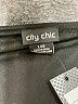 City Chic 100% Polyester Silver Cocktail Dress Size 20 Plus (L) - photo 7