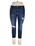 Maurices Hearts Blue Jeans Size 16w short - photo 1