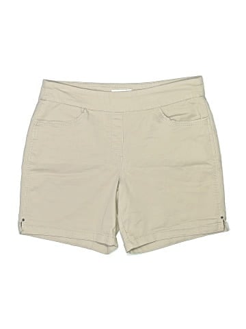 Liz Claiborne Khaki Shorts (view 1)