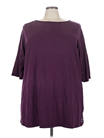 Roaman's 3/4 Sleeve T-Shirt (view 1)