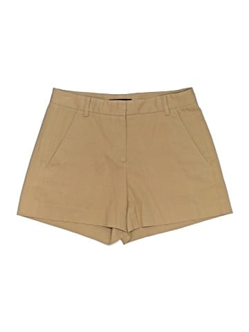 Theory Khaki Shorts (view 1)