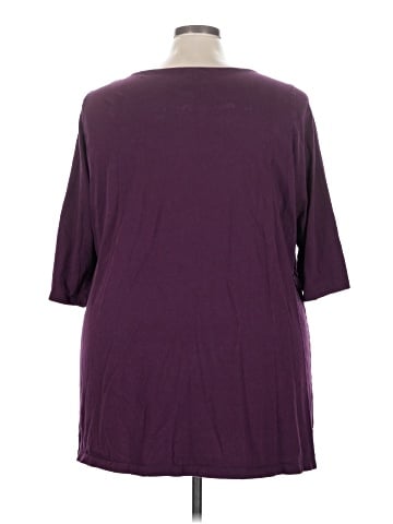 Roaman's 3/4 Sleeve T-Shirt (view 2)