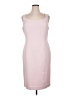 Kasper Solid Pink Cocktail Dress Size 14 - photo 1