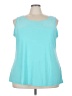 Creation Teal Sleeveless T-Shirt Size 3X - photo 1