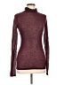 Hinge 100% Cotton Burgundy Long Sleeve Turtleneck Size L - photo 1