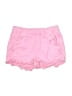 Crewcuts Outlet 100% Cotton Hearts Pink Shorts Size 6 - photo 1