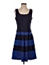 Nine West Color Block Blue Casual Dress Size 4 - photo 1