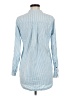 Cato 100% Cotton Stripes Blue Long Sleeve Blouse Size M - photo 2