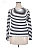Madewell 100% Cotton Stripes White Long Sleeve Top Size XL - photo 1