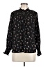 Madewell Floral Black Long Sleeve Blouse Size XXS - photo 1