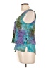 Lost River Teal Sleeveless Blouse Size L - photo 5