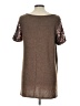 Coco And Main Brown Short Sleeve Top Size L - photo 2