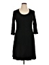 PREMISE Solid Black Casual Dress Size XL - photo 1