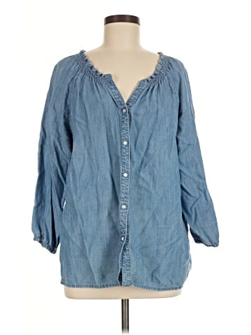 Soft Joie 3/4 Sleeve Button-Down Shirt (view 1)