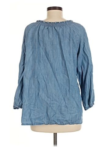 Soft Joie 3/4 Sleeve Button-Down Shirt (view 2)