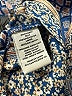 Eclair Paisley Blue Short Sleeve Blouse Size M - photo 8