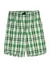 Gymboree 100% Cotton Plaid Green Board Shorts Size 12 - photo 1