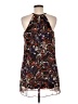 Xhilaration Brown Sleeveless Blouse Size M - photo 2