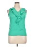 Ann Taylor Green Sleeveless Blouse Size 10 - photo 1