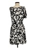 BCBGeneration Graphic Black Cocktail Dress Size M - photo 2