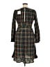 Hayden 100% Polyester Plaid Green Casual Dress Size L - photo 2