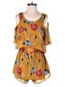 Japna 100% Polyester Floral Yellow Romper Size S - photo 1