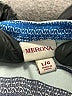 Merona Stripes Blue Casual Dress Size L - photo 7