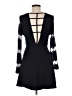 Dance & Marvel Chevron-herringbone Black Casual Dress Size M - photo 2