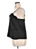 Parker Solid Black Sleeveless Blouse Size L - photo 5