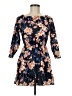 Unbranded Floral Blue Cocktail Dress Size 8 - photo 1