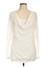 DKNY 100% Lyocell Ivory Long Sleeve Top Size L - photo 1