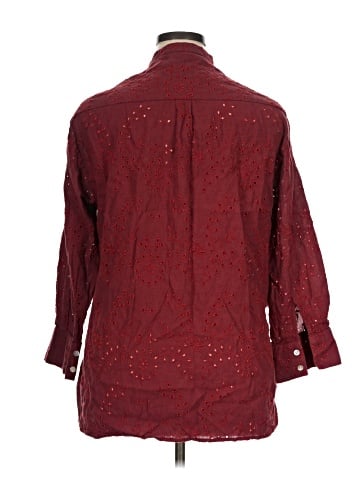 Zara 3/4 Sleeve Button-Down Shirt (view 2)