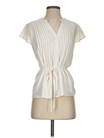 Ann Taylor Short Sleeve Blouse (view 1)