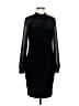 Calvin Klein Solid Black Cocktail Dress Size 8 - photo 1