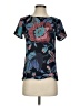 Ann Taylor LOFT 100% Polyester Teal Short Sleeve Blouse Size XXS - photo 1