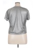 Porridge Metallic Silver Short Sleeve Turtleneck Size XL (4) - photo 2