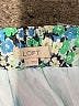 Ann Taylor LOFT 100% Polyester Floral Blue Casual Skirt Size S - photo 4