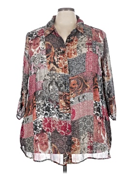 Sara Michelle 3/4 Sleeve Blouse